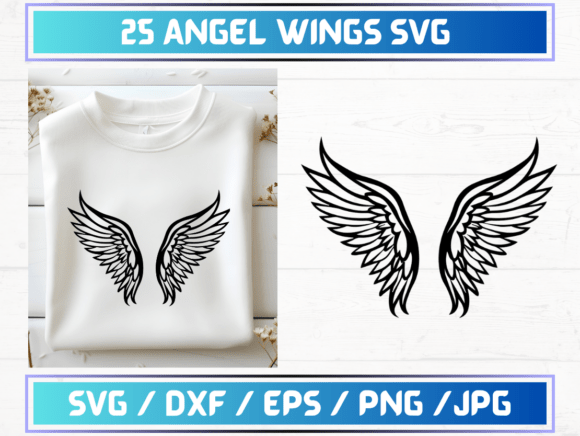 25 Angel Wings SVG Files: A Designer's Review of Graphics