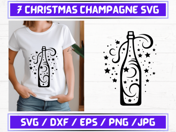 Champagne SVG Review for Graphics and Graphic Templates