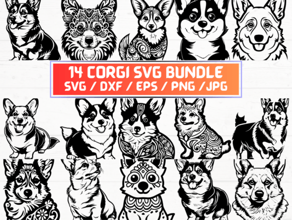 Corgi Svg File: A Graphic Design Asset for Crafts and Graphics