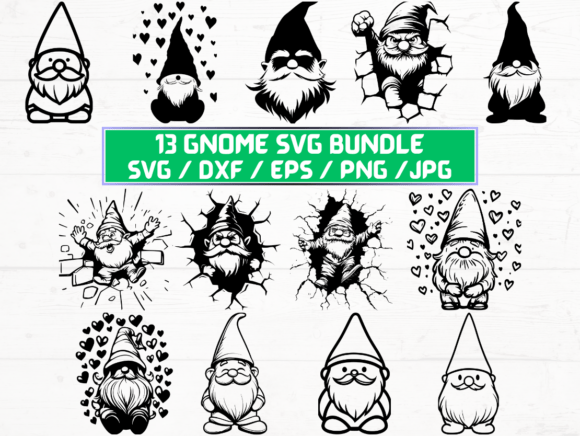 Gnome SVG File: A Creative Graphics Solution for Crafts and Branding