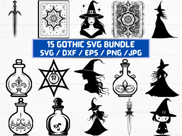 Gothic Svg Shirt Graphics for Crafts and Content
