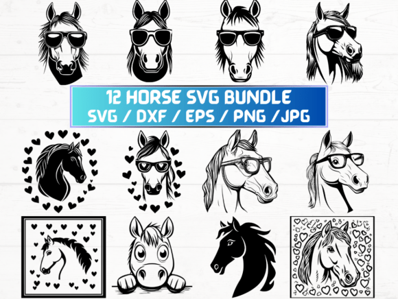 Horse Stencil: A Graphic Design Asset for Crafts and Branding