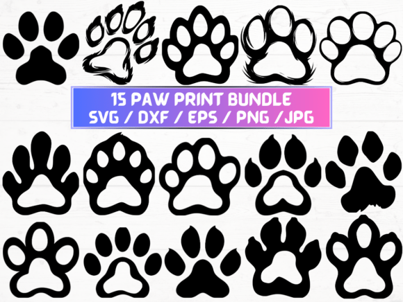 Paw Print Stencil: A Smart Graphics Choice for Crafts