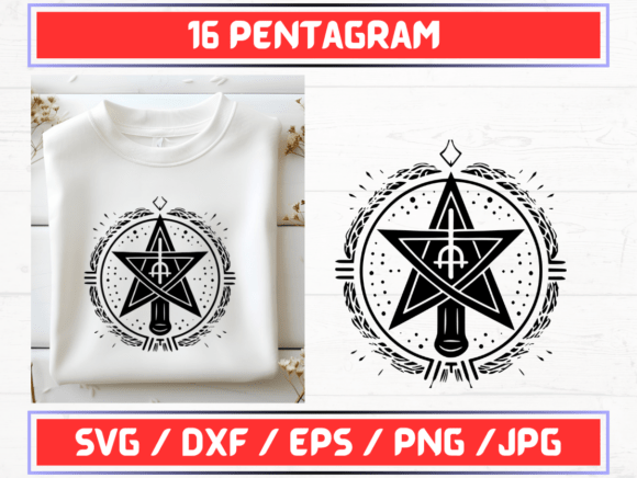 Pentagram SVG Bundle: Premium Graphics for Modern Branding