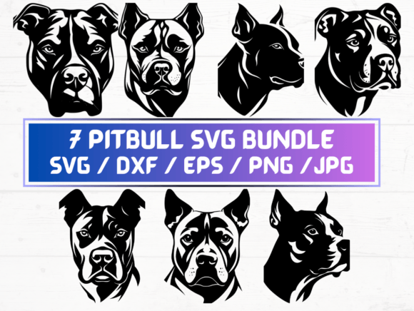 Pitbull Dog Svg Bundle: A Smart Graphics Pick for Crafts