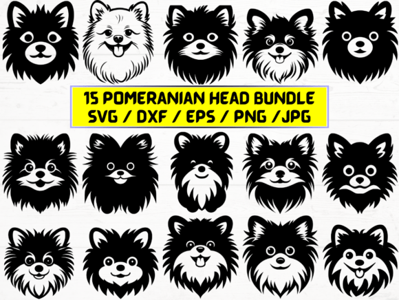 Pomeranian Head SVG: A Smart Graphics Choice for Crafts