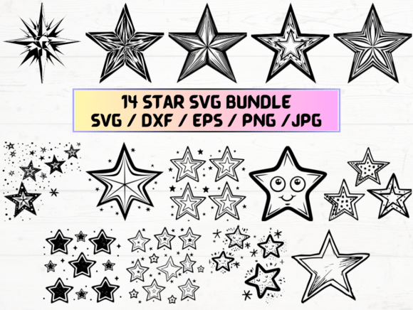 Star Clipart Graphics for Crafts and Creative Projects