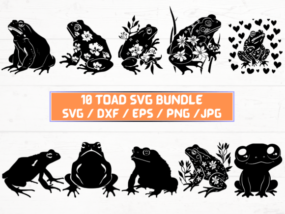 Toad Svg Files for Cricut: Graphics and Crafts for Modern Brands