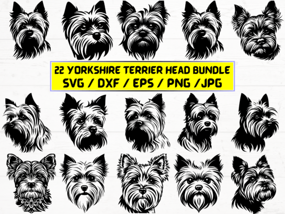 Yorkshire Terrier Head SVG: Graphics & Crafts Review
